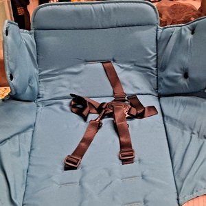 Joovy Caboose Rearseat Ultralight Graphite Turquoise New Open Damaged Box